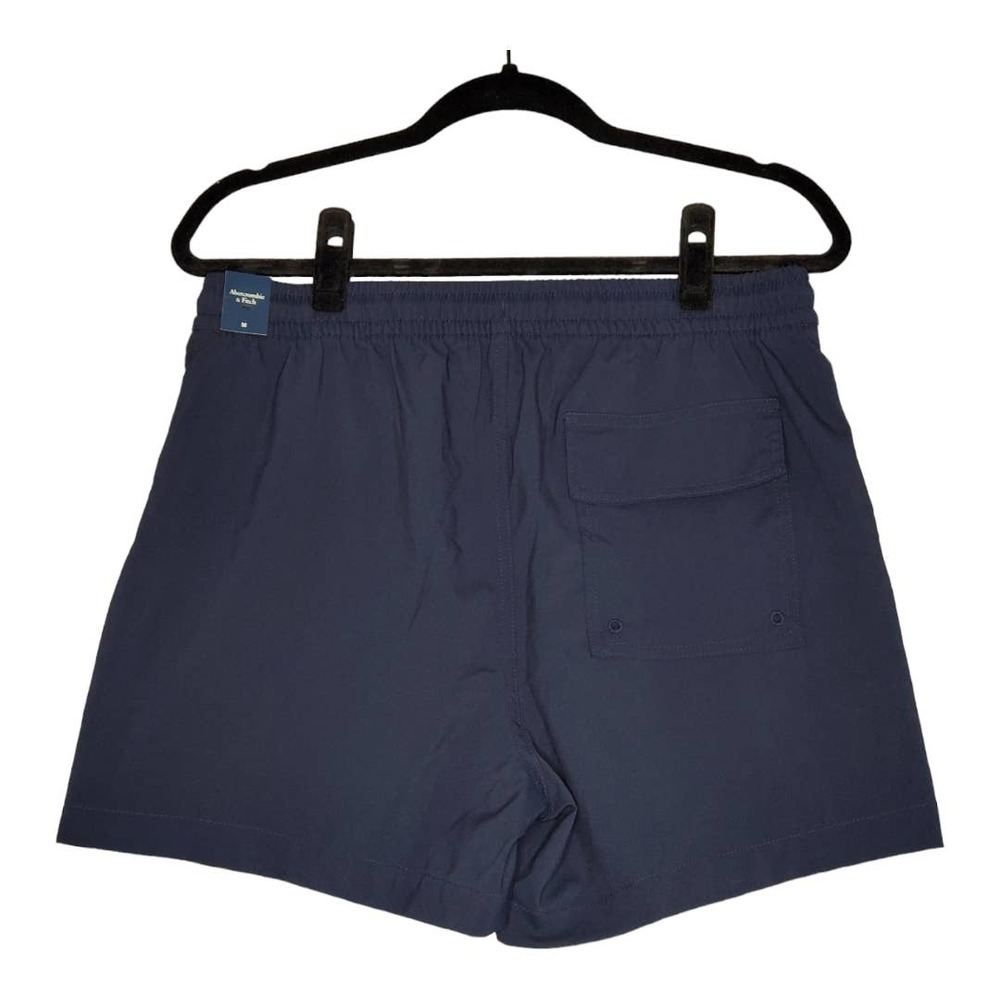 Abercrombie & Fitch Navy Blue Athletic Drawstring Shorts Size Medium